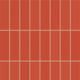 3x9 Natural Press Ceramic Tile in Vermillion Matte