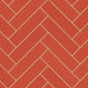 3x12 Natural Press Ceramic Tile in Vermillion Matte