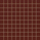 2x2 Straight Set Sheeted Original Ceramic Mosaic Tile in Vintage Leather Matte