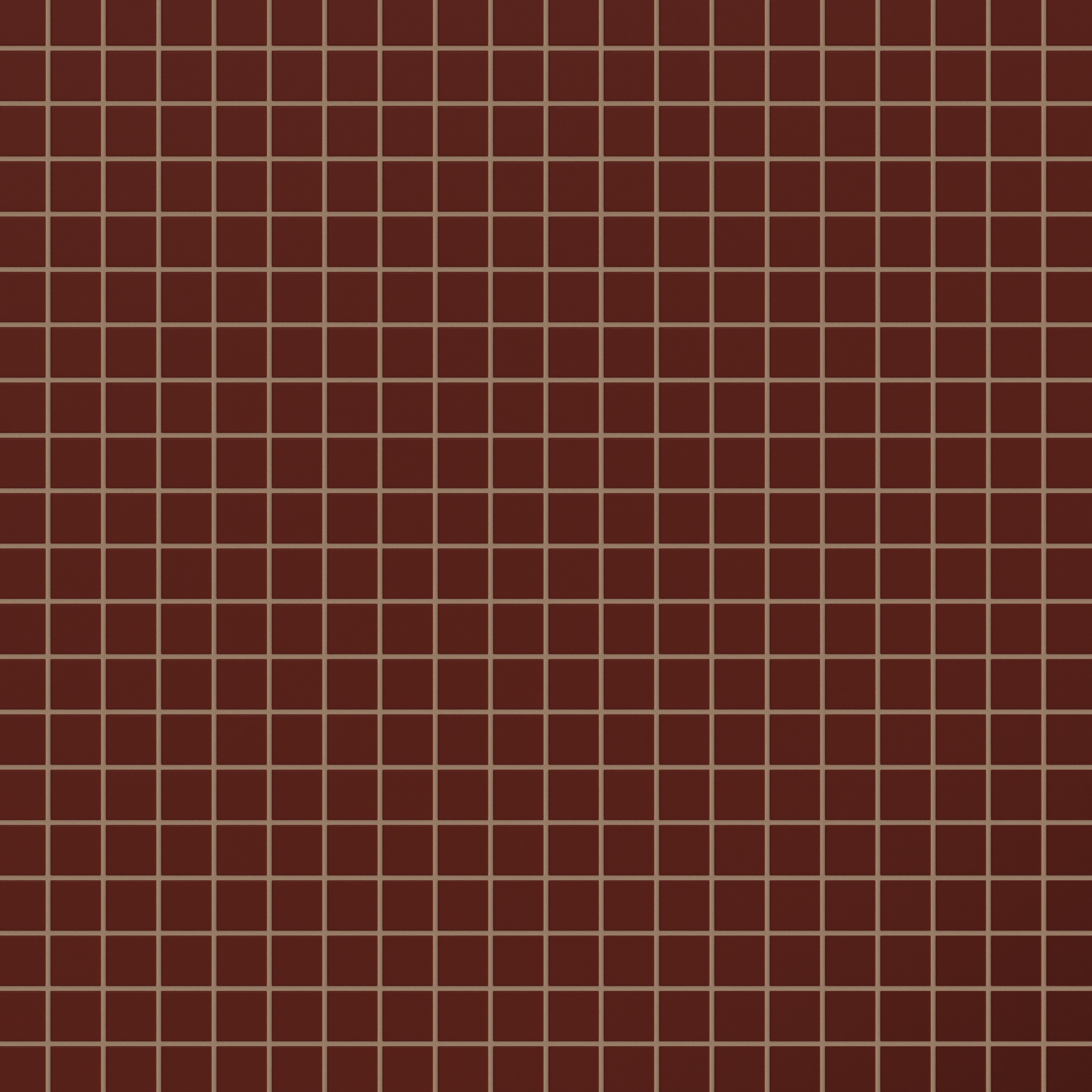 2x2 Straight Set Sheeted Original Ceramic Mosaic Tile in Vintage Leather Matte