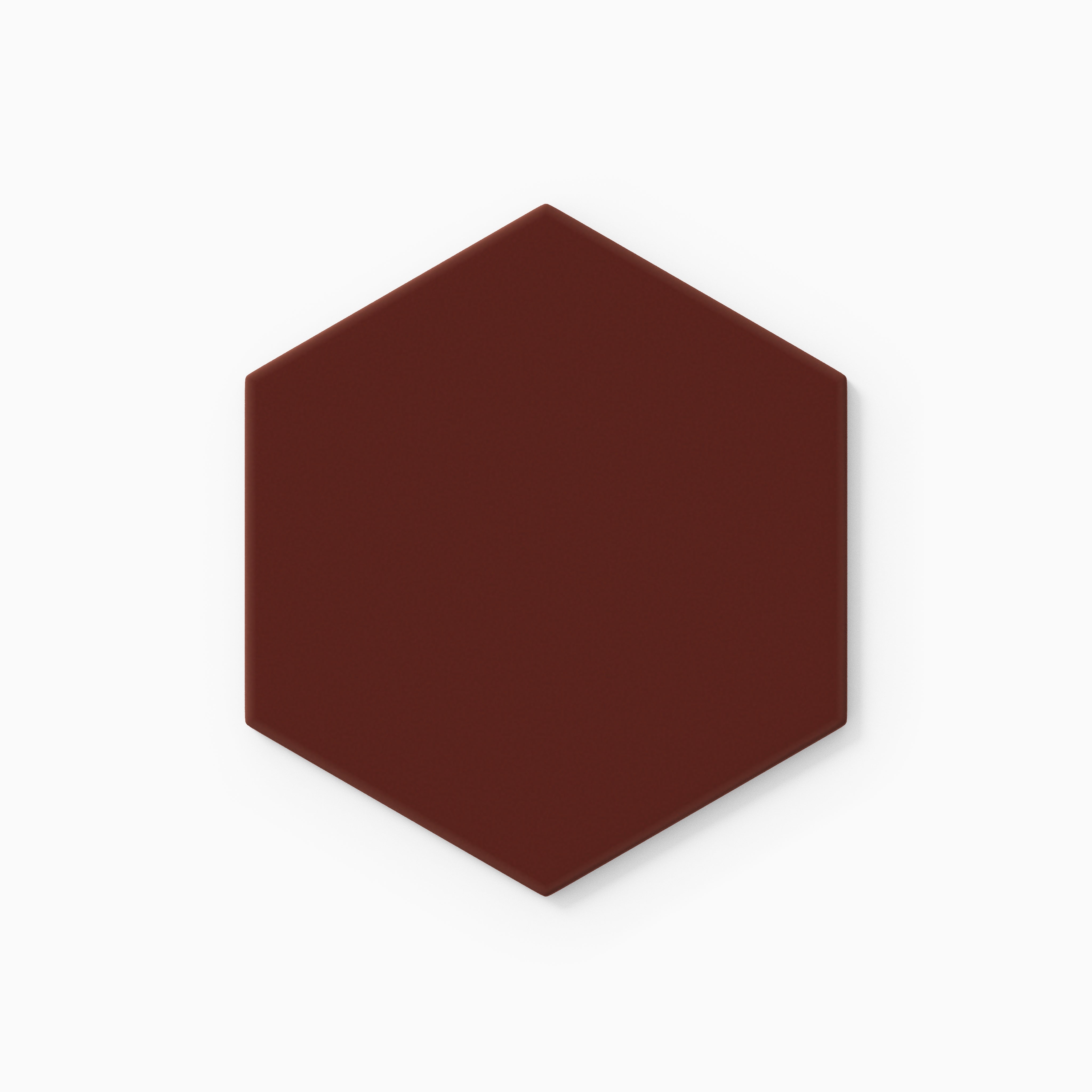 6" Hexagon Original Ceramic Tile in Vintage Leather Matte