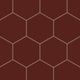 8" Hexagon Original Ceramic Tile in Vintage Leather Matte