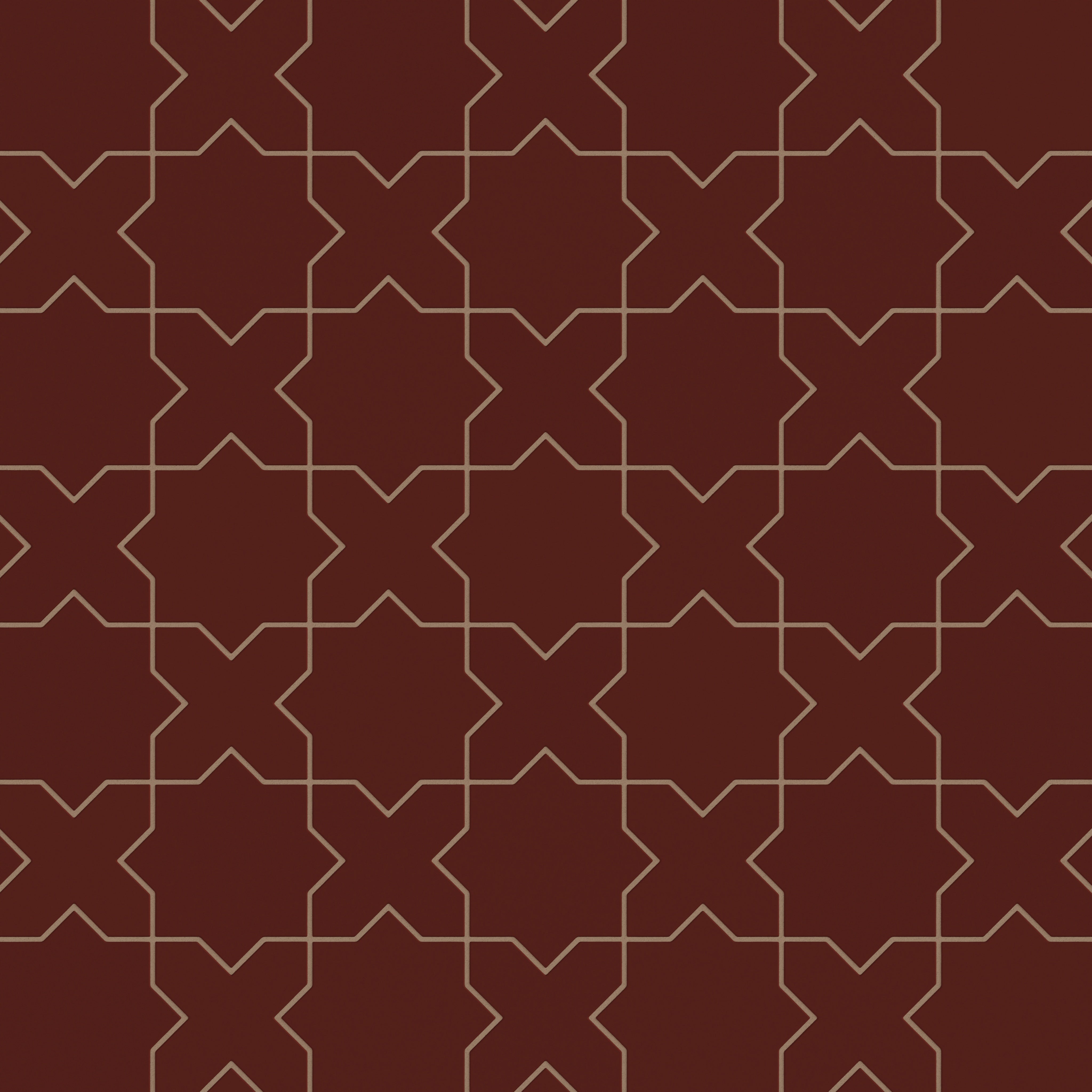 Star & Cross Original Ceramic Tile in Vintage Leather Matte
