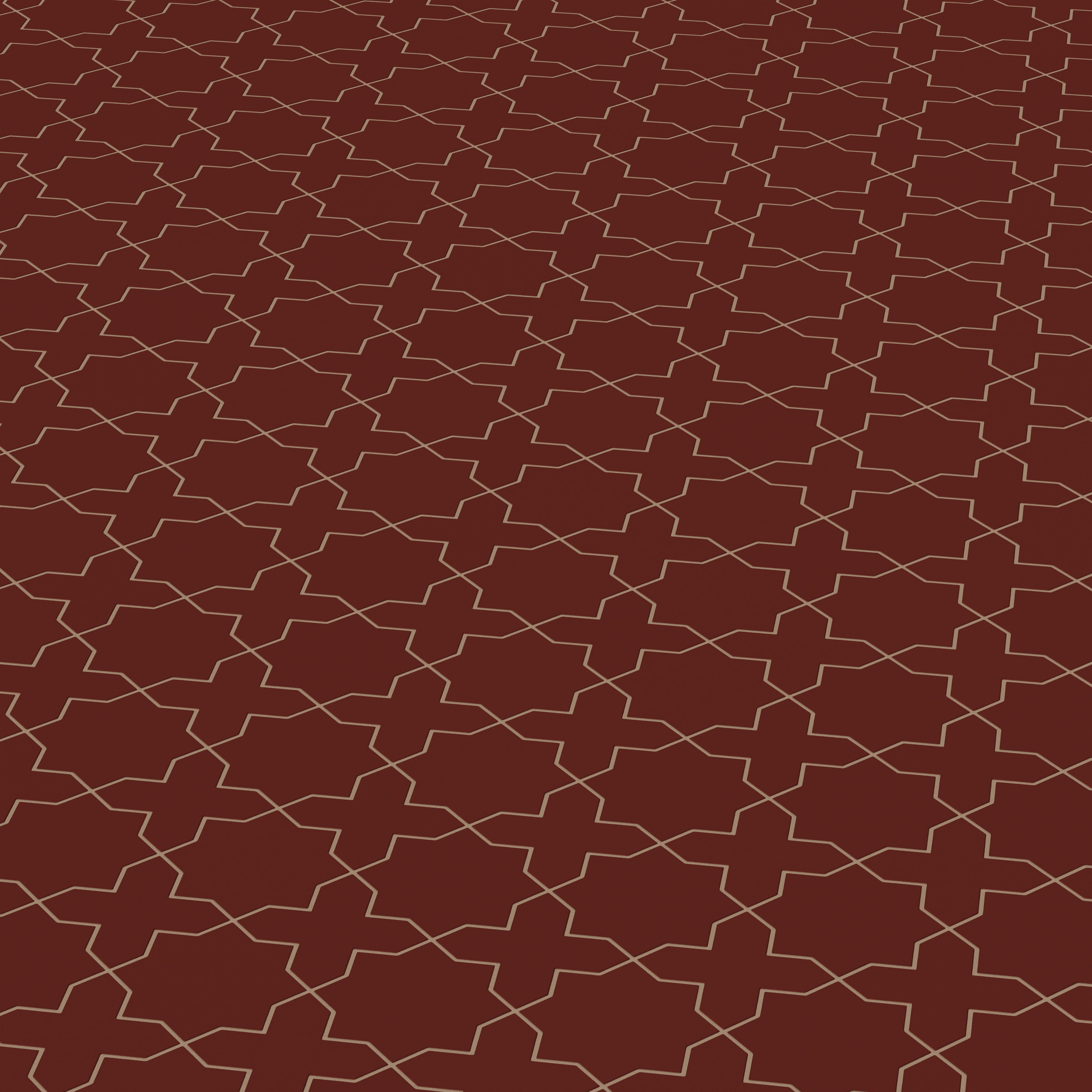 Star & Cross Original Ceramic Tile in Vintage Leather Matte