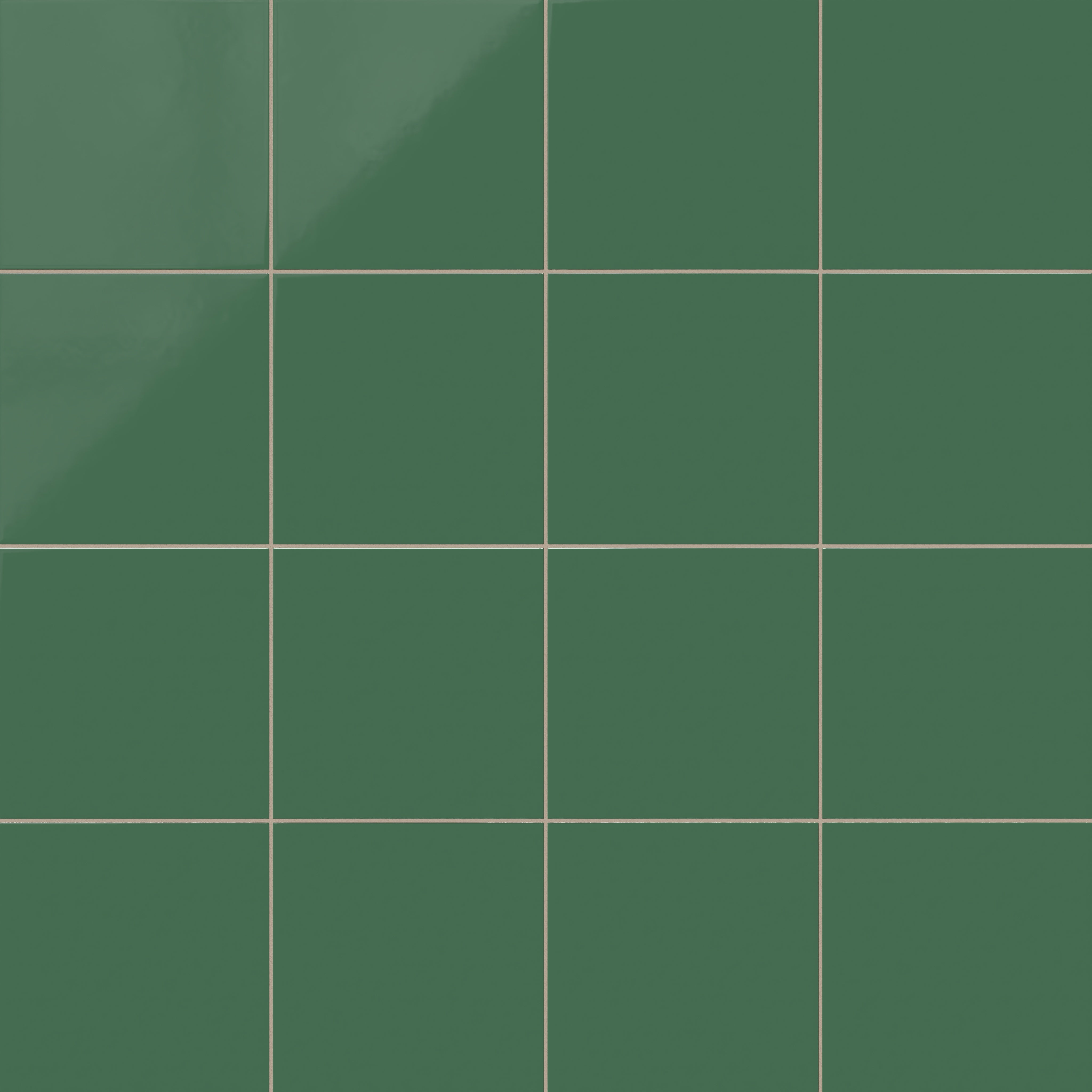 12x12 Natural Press Ceramic Tile in Viridian Gloss