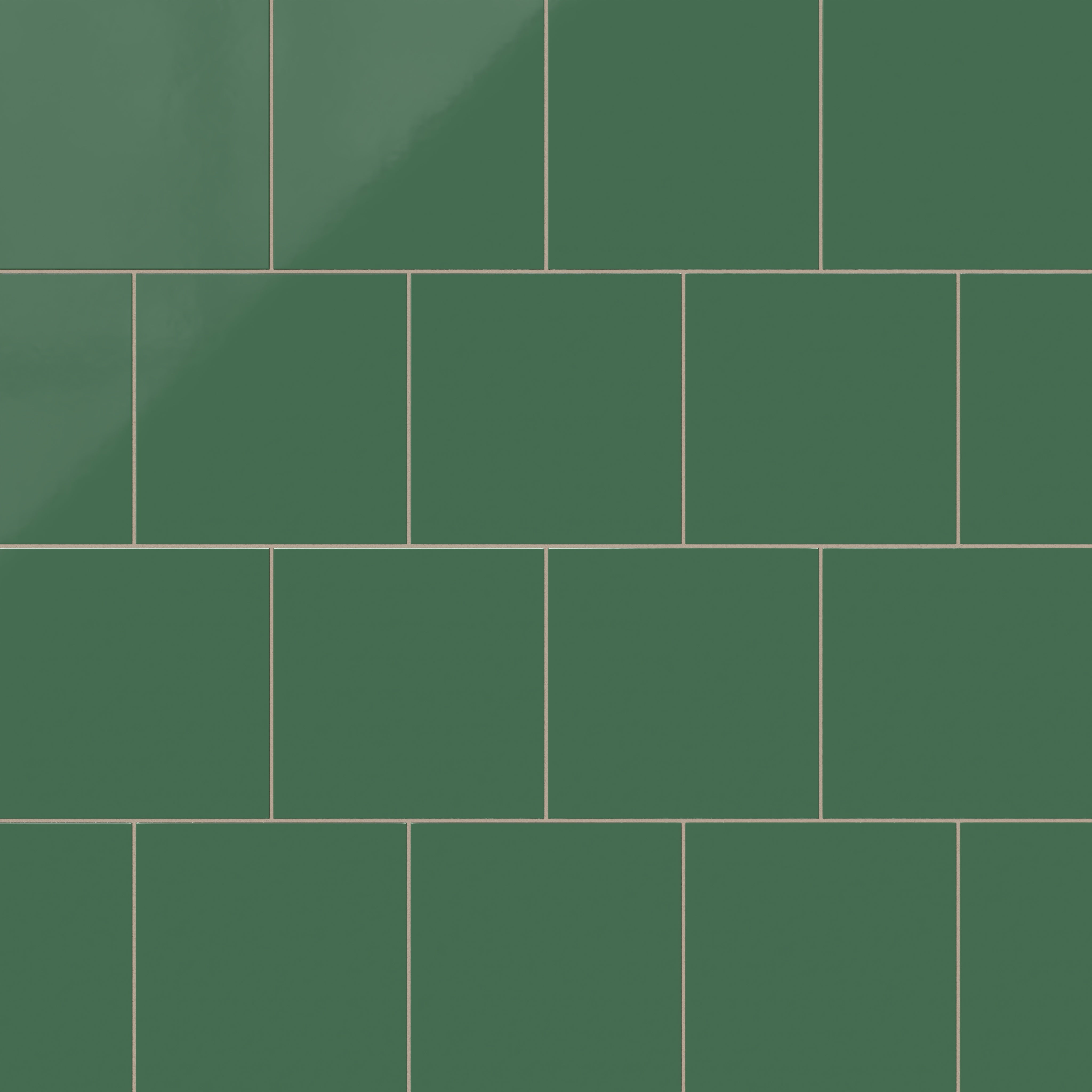 12x12 Natural Press Ceramic Tile in Viridian Gloss