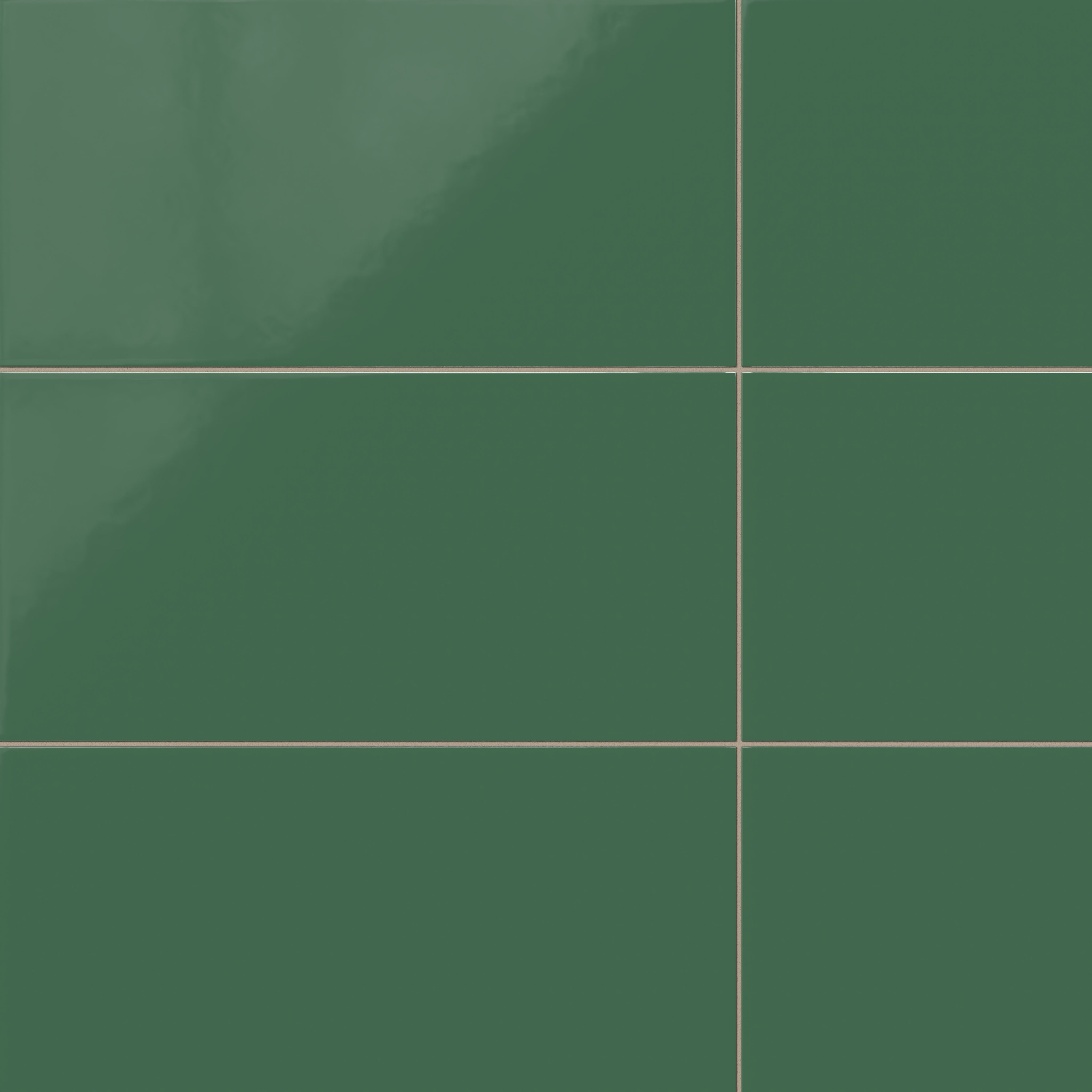12x24 Natural Press Ceramic Tile in Viridian Gloss