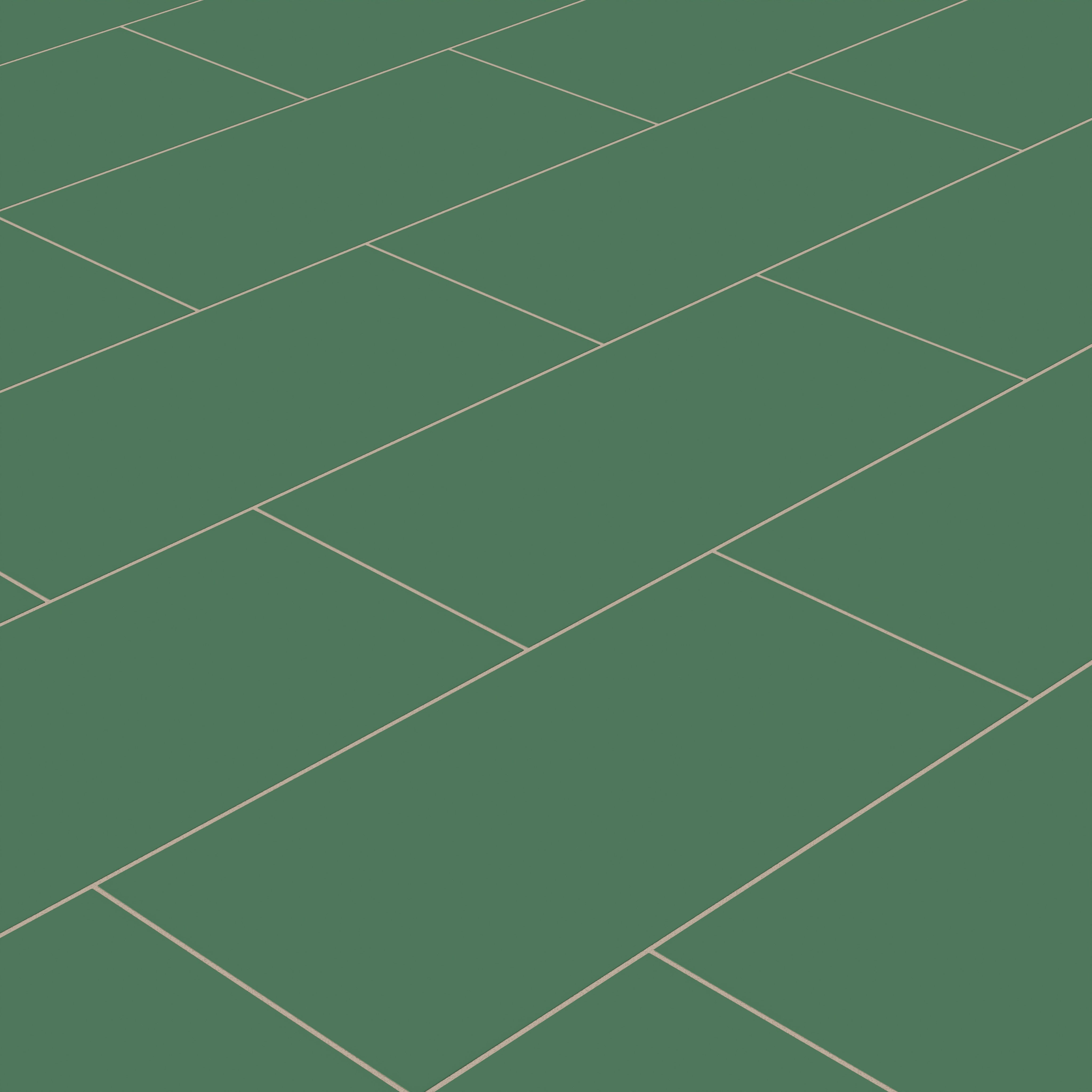 12x24 Natural Press Ceramic Tile in Viridian Matte
