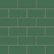 4x8 Natural Press Ceramic Tile in Viridian Matte