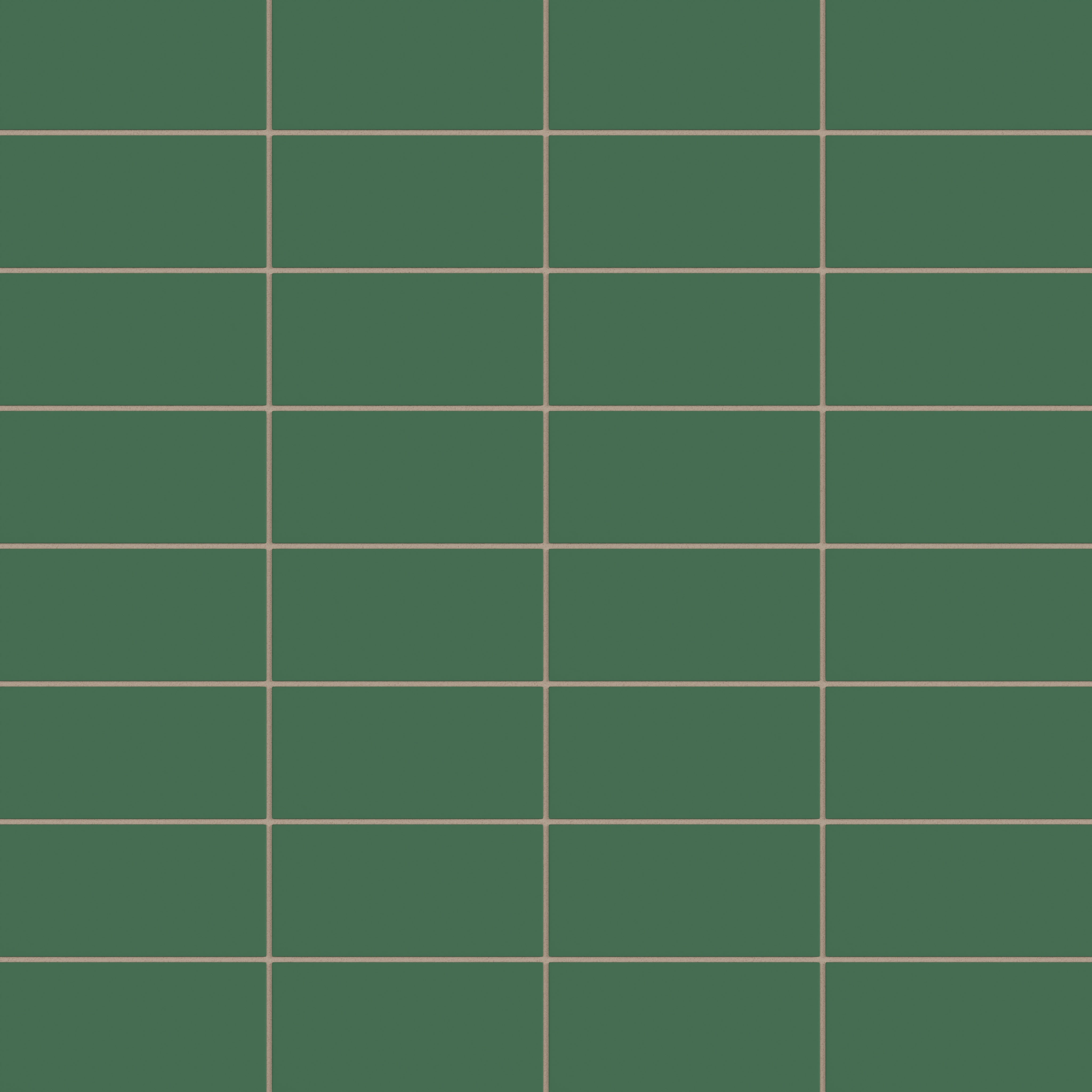 4x8 Natural Press Ceramic Tile in Viridian Matte