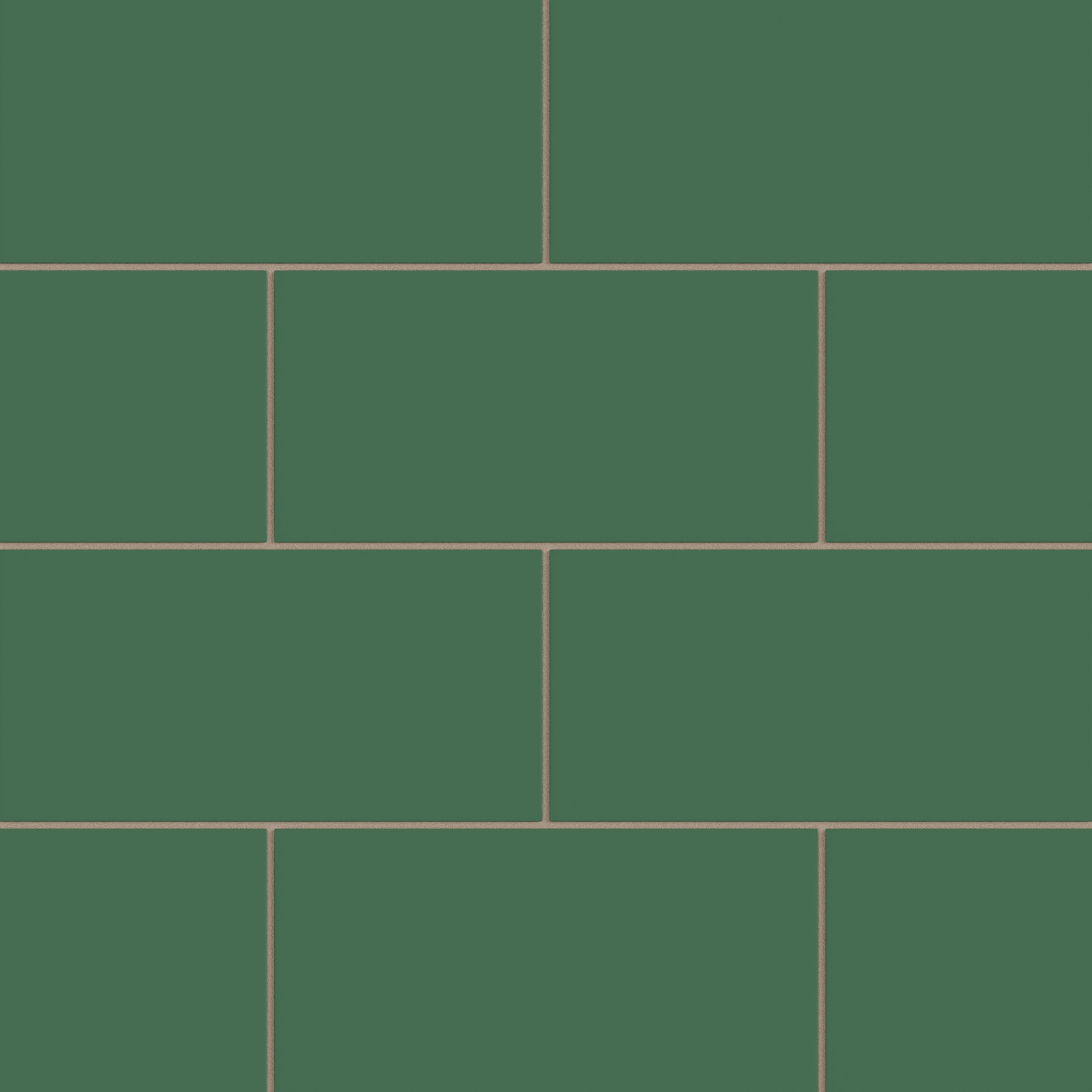 6x12 Natural Press Ceramic Tile in Viridian Matte