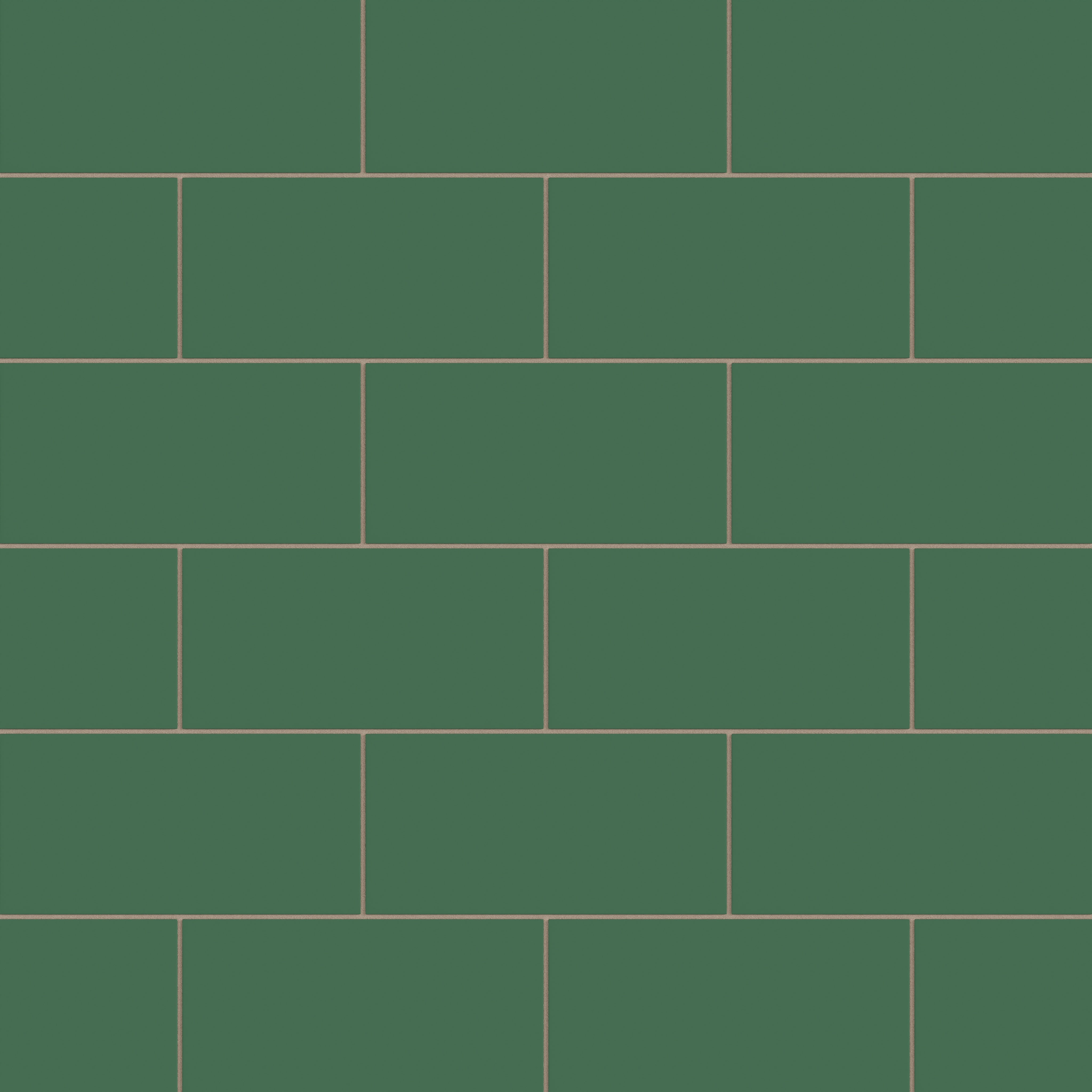 6x12 Natural Press Ceramic Tile in Viridian Matte