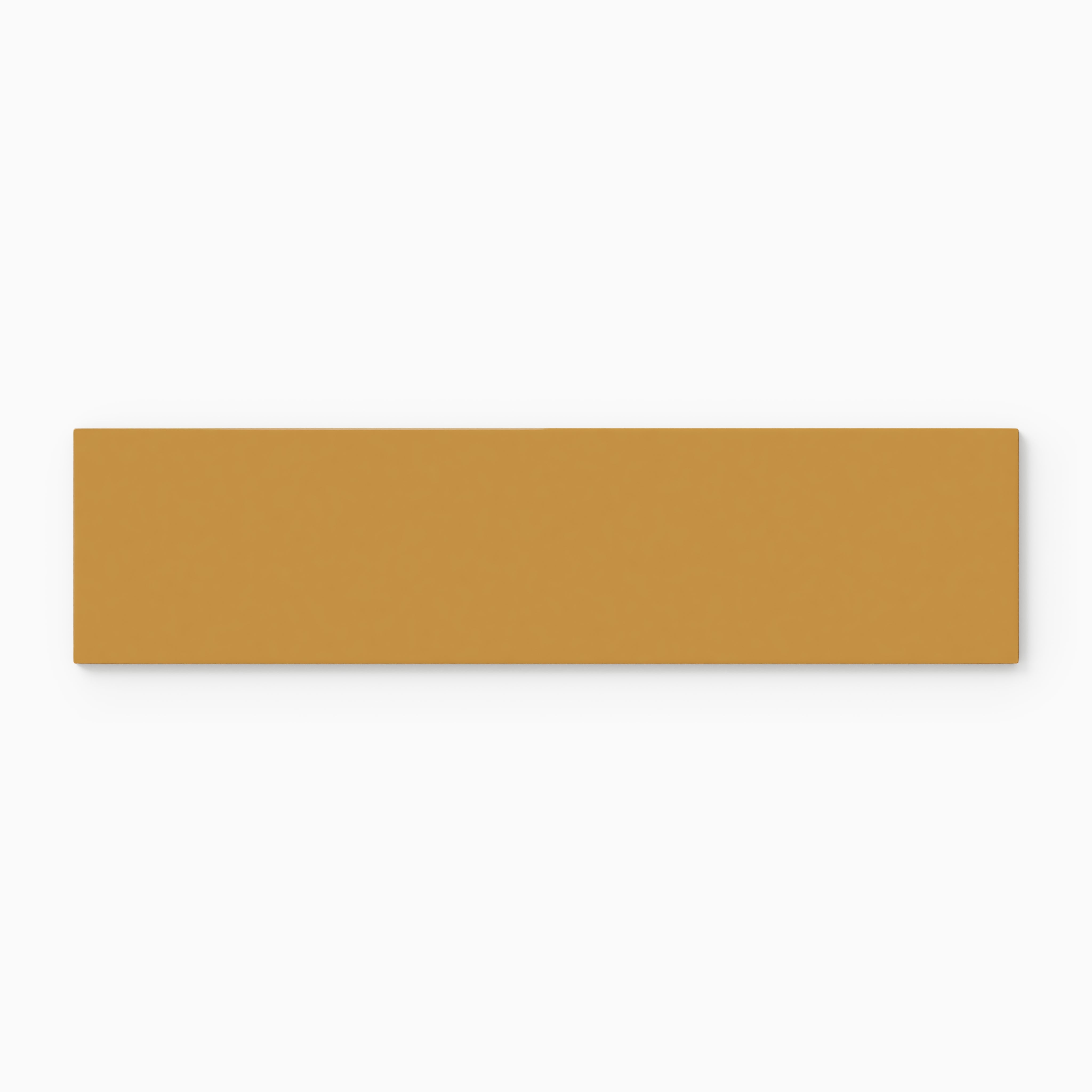 3x12 Natural Press Ceramic Tile in Yellow Ochre Gloss