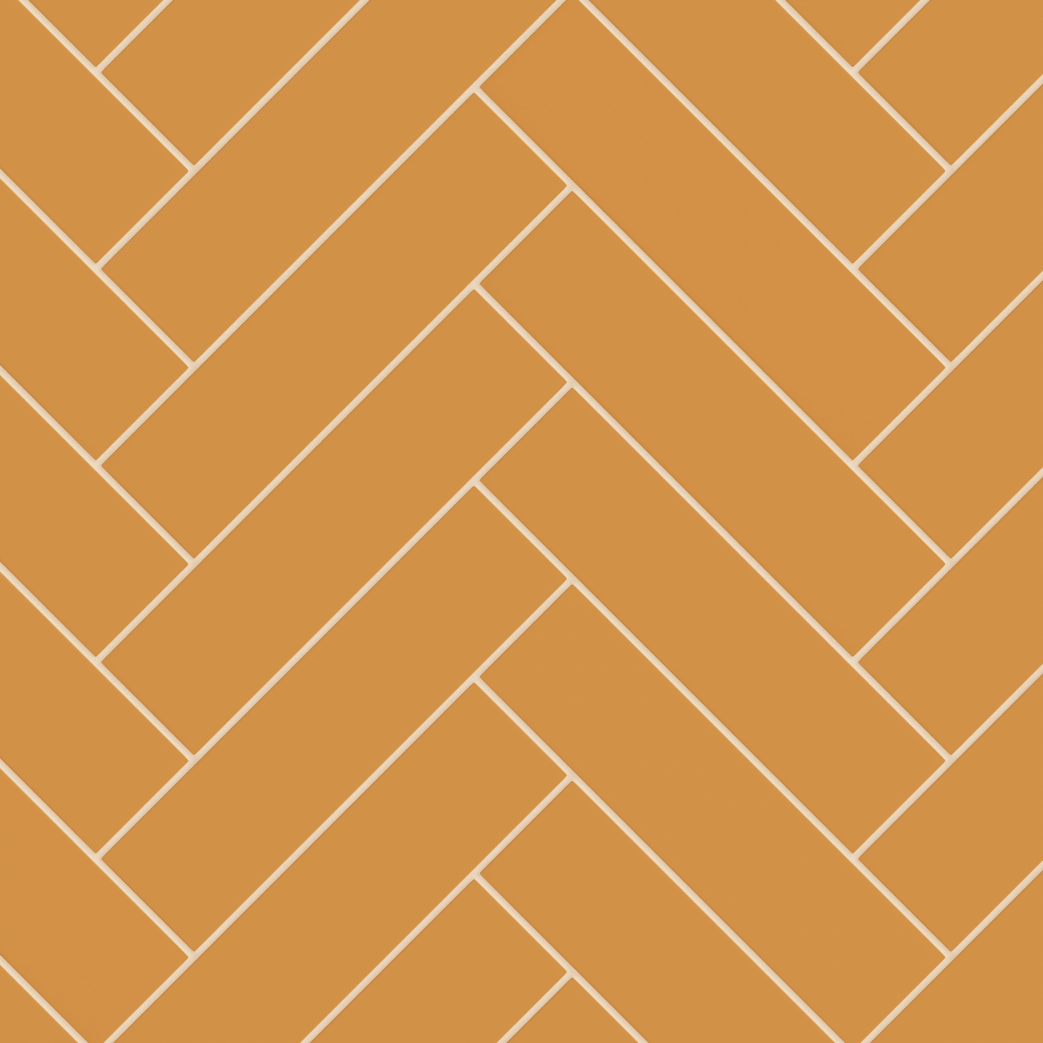 3x12 Natural Press Ceramic Tile in Yellow Ochre Matte