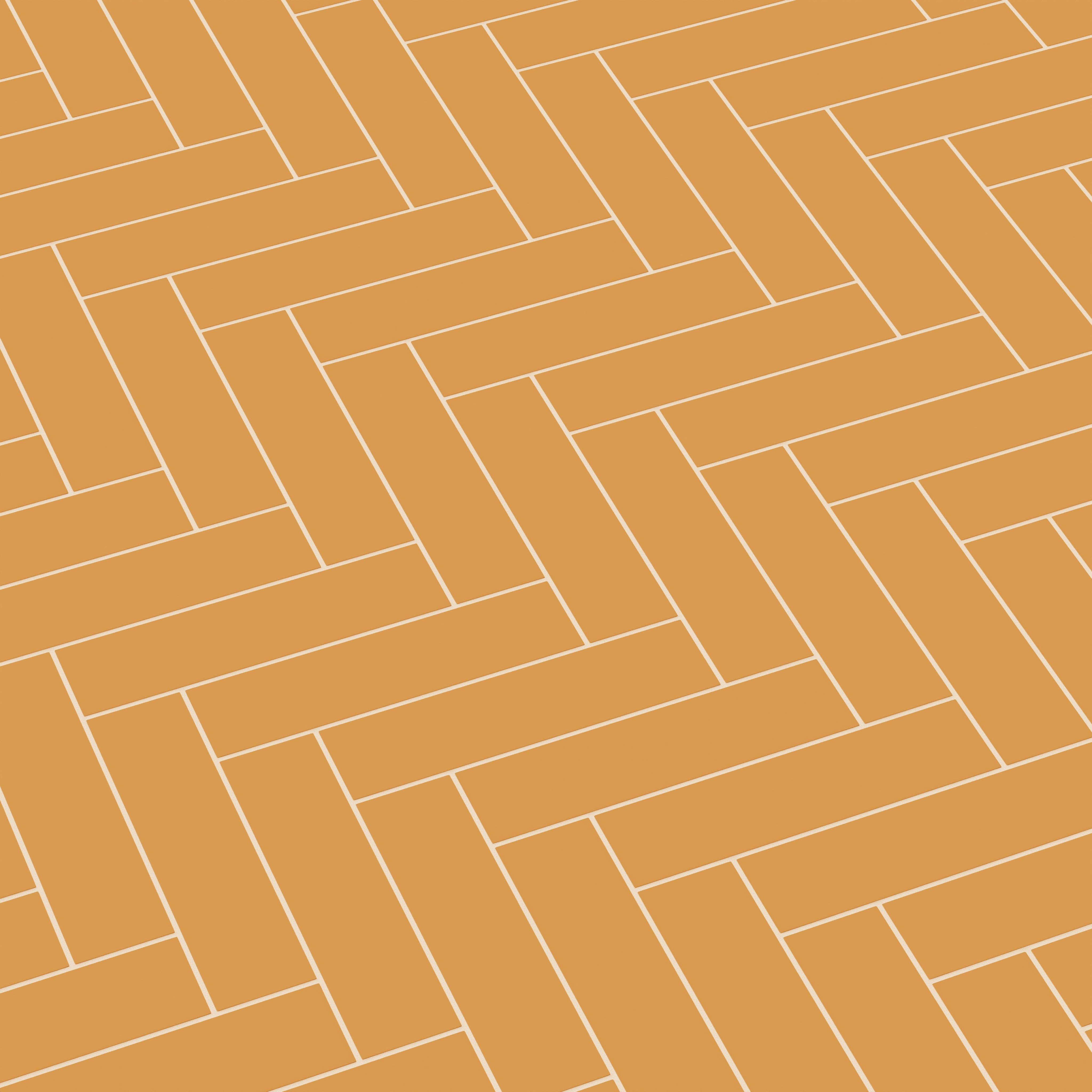 3x12 Natural Press Ceramic Tile in Yellow Ochre Matte