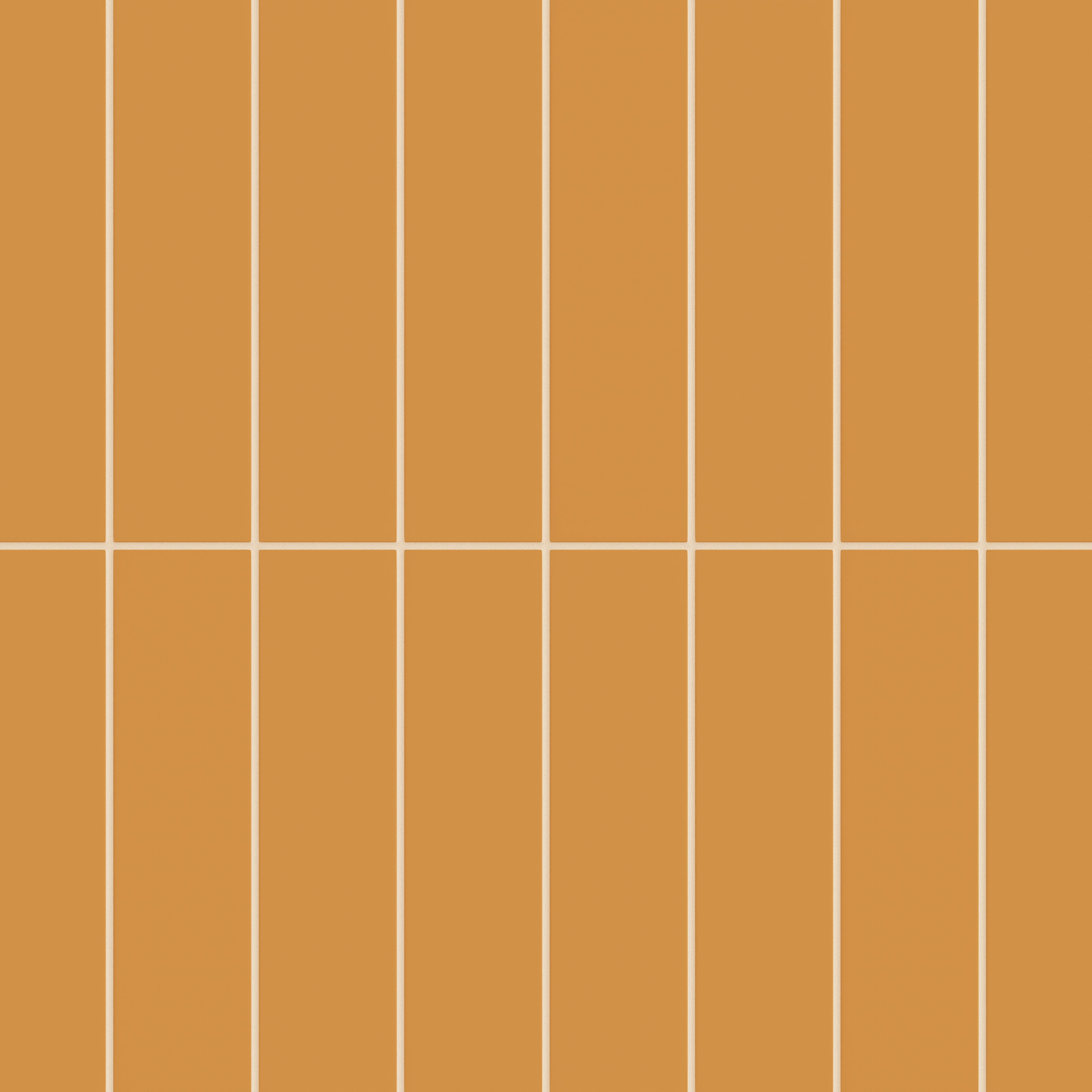 3x12 Natural Press Ceramic Tile in Yellow Ochre Matte