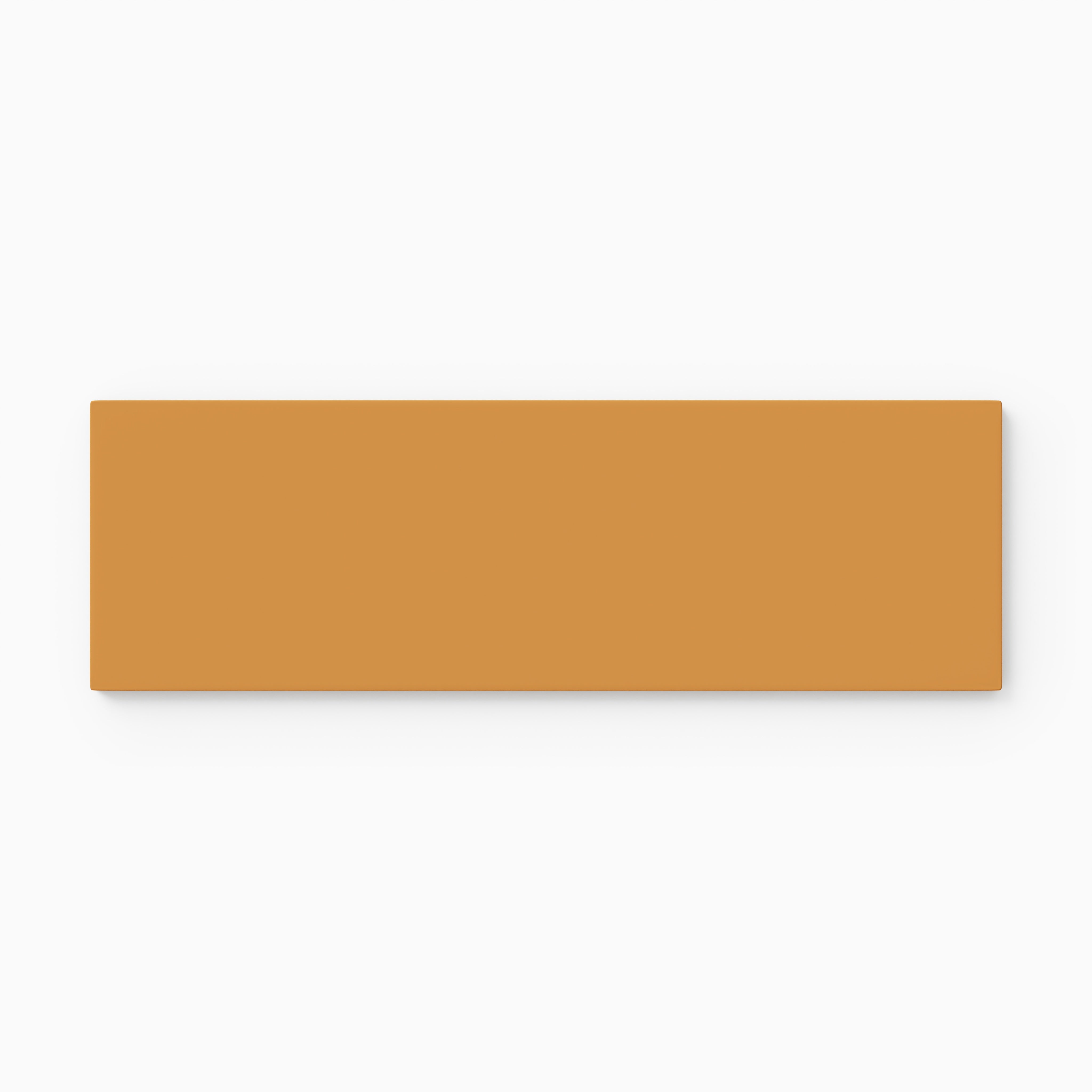 3x9 Natural Press Ceramic Tile in Yellow Ochre Matte