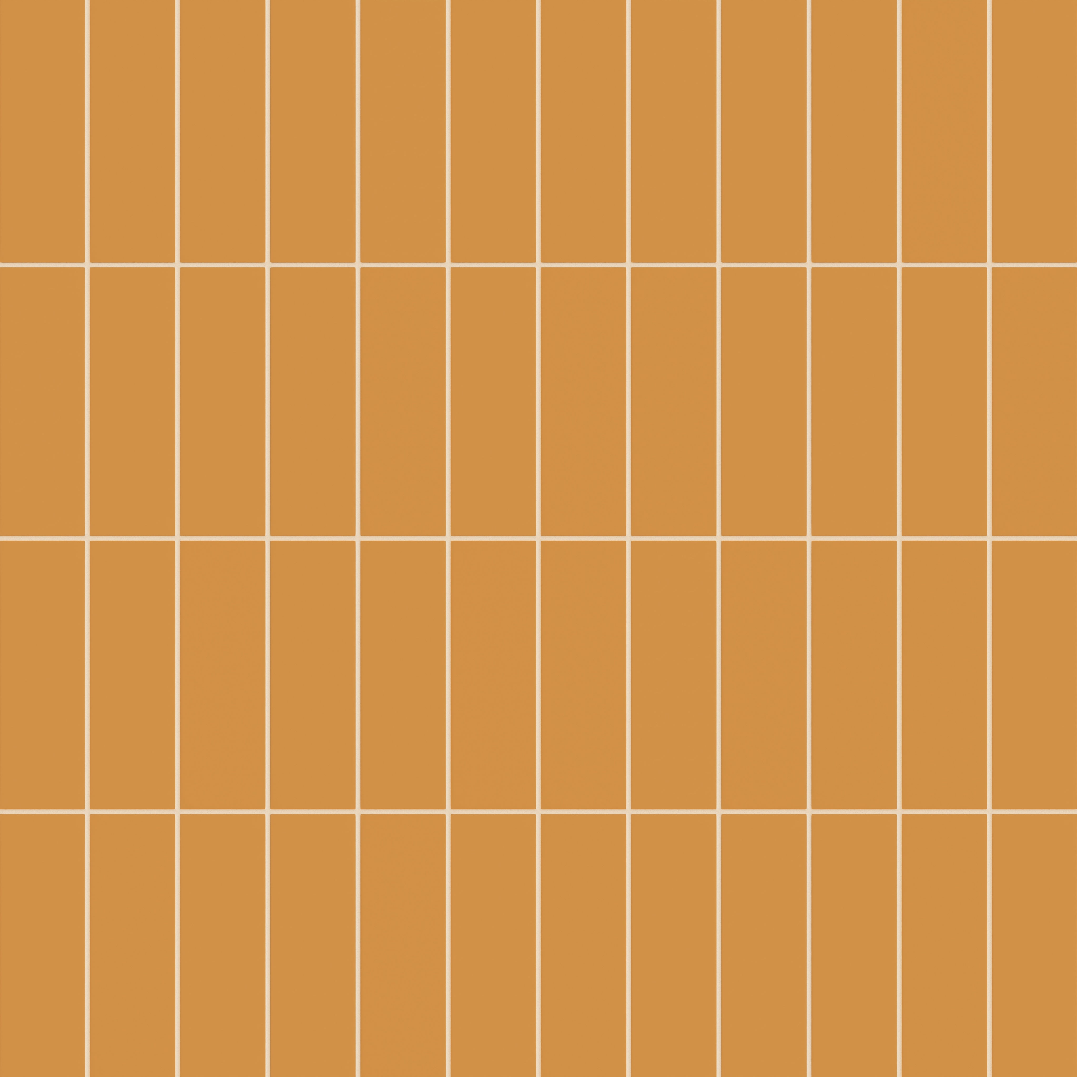 3x9 Natural Press Ceramic Tile in Yellow Ochre Matte
