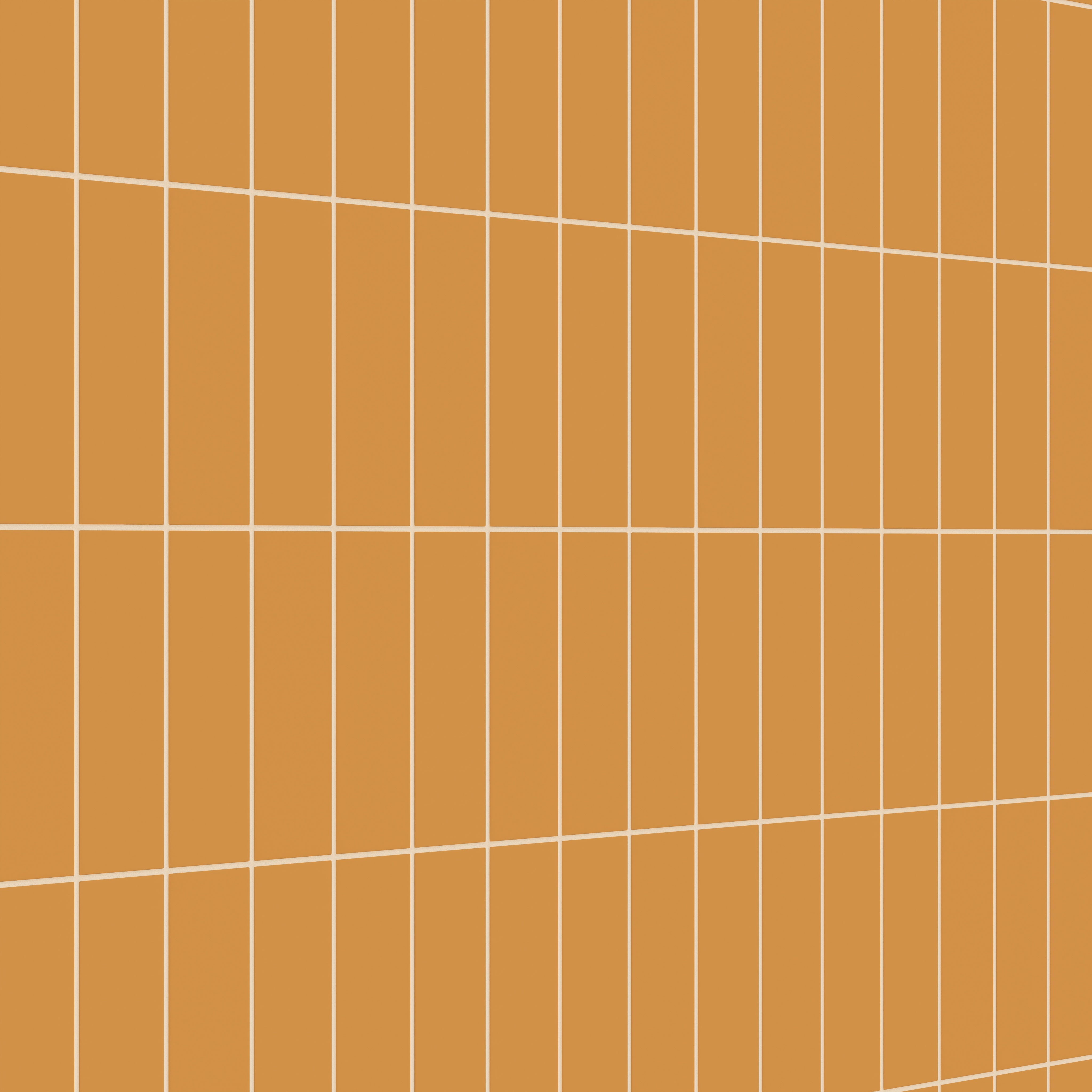 3x9 Natural Press Ceramic Tile in Yellow Ochre Matte