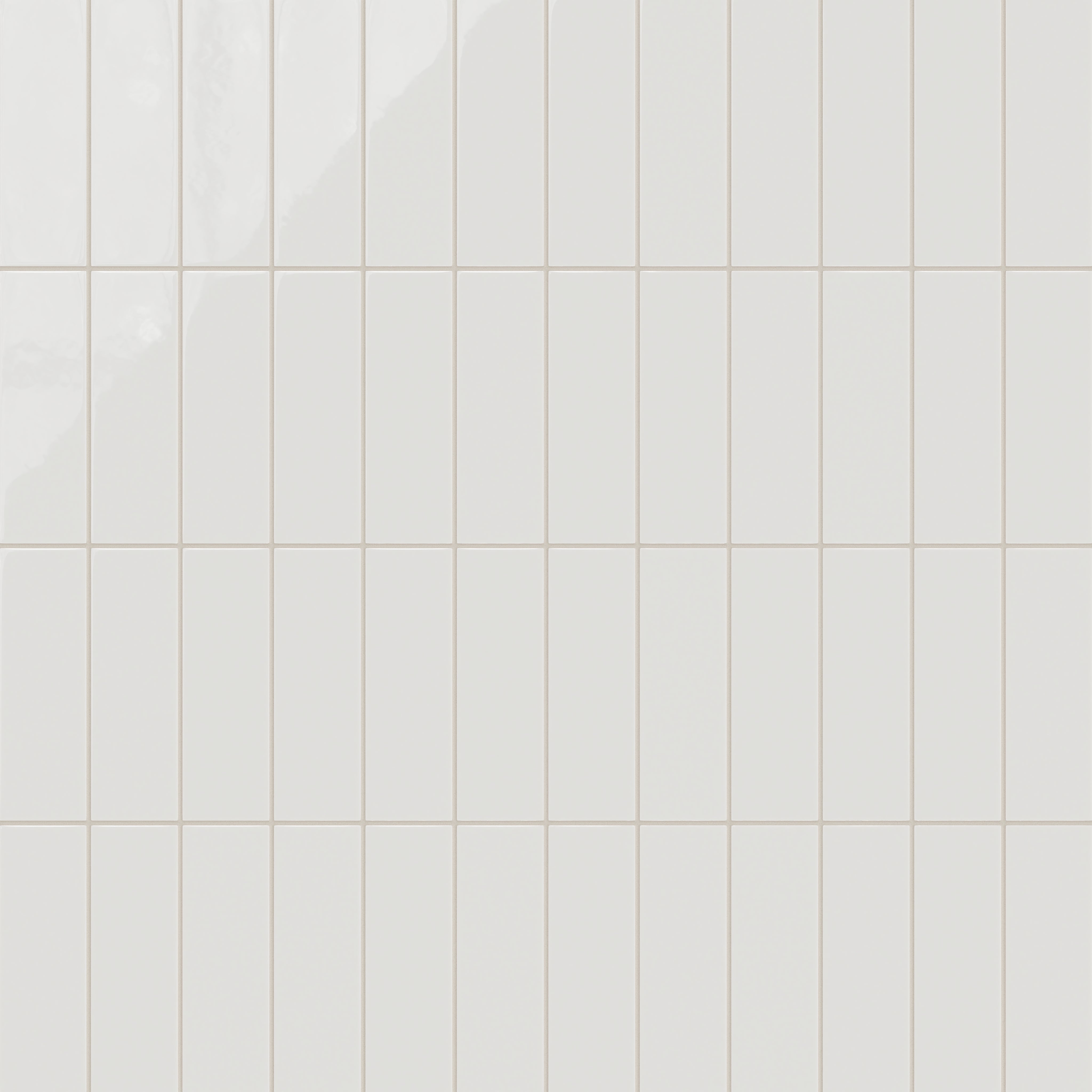 3x9 Natural Press Ceramic Tile in Zinc Gloss